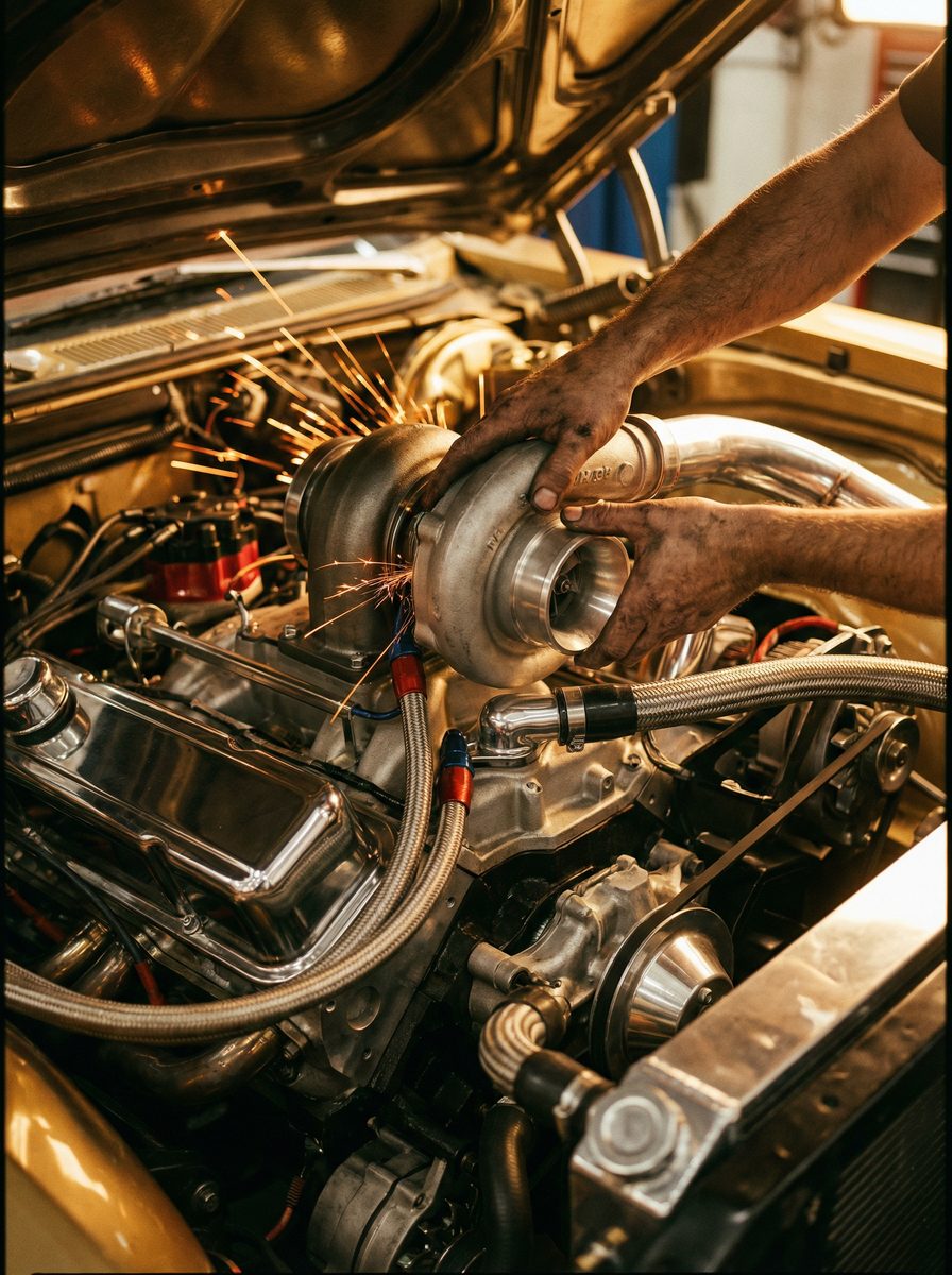 网红视频-网红增压器安装